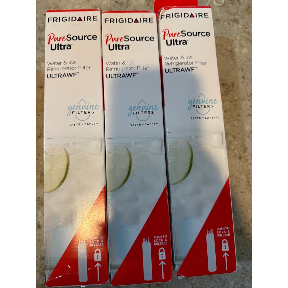 3 Pack Frigidaire PureSource Ultra Refrigerator Water Filter ULTRAWF Genuine